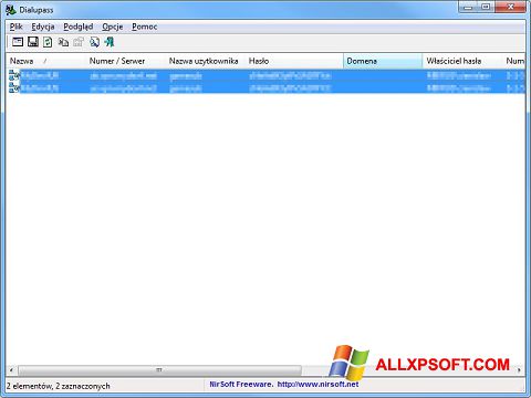 Screenshot Dialupass Windows XP