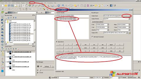 Screenshot QGIS Windows XP